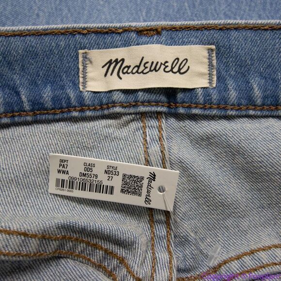 NEW Madewell USA-made Balloon Jeans in Whistler Wash, 27 - Picture 11 of 16